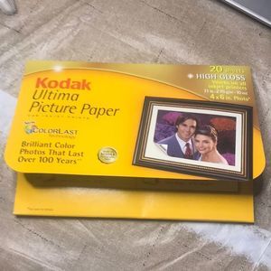 Kodak Ultima Picture Paper 20 Count High Gloss
